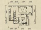 方直东岸_1室1厅1卫 建面56平米