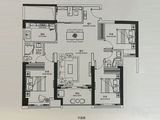 荣灿惠州中心IFC_3室2厅2卫 建面128平米