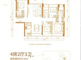 京基智农山海上园_4室2厅3卫 建面138平米