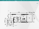 冠昌铂金时代_1室1厅1卫 建面42平米