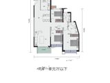 滨河观邸_3室2厅2卫 建面140平米