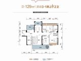 君临时代_3室2厅2卫 建面121平米