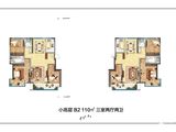 明博悦城_3室2厅2卫 建面110平米