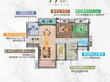 江海保利大都汇_3室2厅2卫 建面99平米