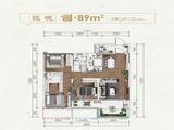 贵阳天瀑学府_3室2厅2卫 建面89平米