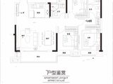 中冶书画名苑_3室2厅2卫 建面107平米