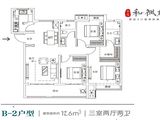 华恩和枫郡_3室2厅2卫 建面126平米