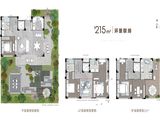 四季听澜_4室2厅4卫 建面215平米