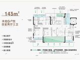 煌盛澜庭_4室2厅3卫 建面143平米