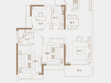 新力睿园_3室2厅2卫 建面103平米