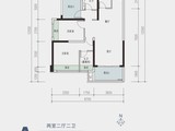 华策坪山河壹号_3室2厅2卫 建面92平米